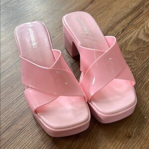 Jeffrey Campbell Pink Women's Platform Sandals